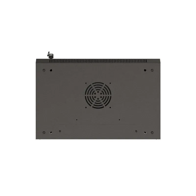 Szafa instalacyjna Rack wisząca 19" 4U 540x350 czarna | PartsPC.pl