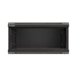 Szafa instalacyjna Rack wisząca 19" 4U 540x350 czarna | PartsPC.pl