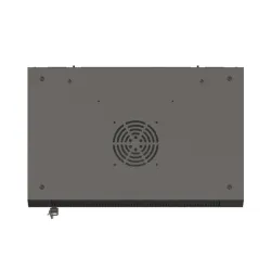 Szafa instalacyjna Rack wisząca 19" 4U 540x350 czarna | PartsPC.pl