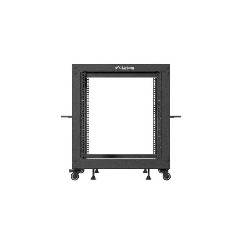 Stojak open rack Lanberg 19" 12U 600x600-1100 regulowany | PartsPC.pl
