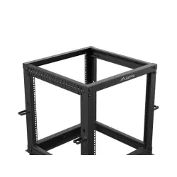 Stojak open rack Lanberg 19" 12U 600x600-1100 regulowany | PartsPC.pl