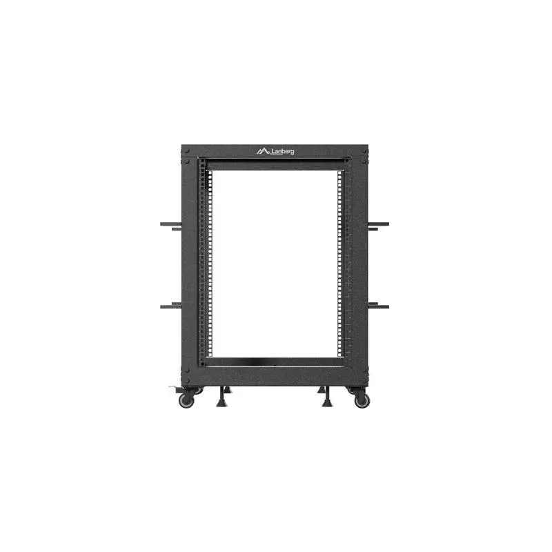 Stojak open rack Lanberg 19" 15U 600x600-1100 regulowany | PartsPC.pl