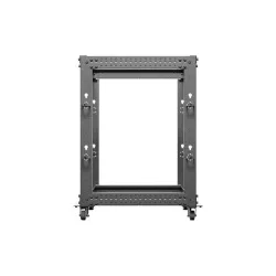 Stojak open rack Lanberg 19" 15U 600x600-1100 regulowany | PartsPC.pl