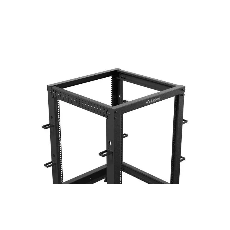 Stojak open rack Lanberg 19" 15U 600x600-1100 regulowany | PartsPC.pl