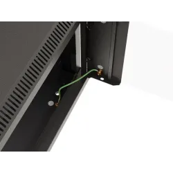 Szafa instalacyjna Rack wisząca 19" 9U 540x350 czarna | PartsPC.pl