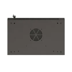 Szafa instalacyjna Rack wisząca 19" 9U 540x350 czarna | PartsPC.pl