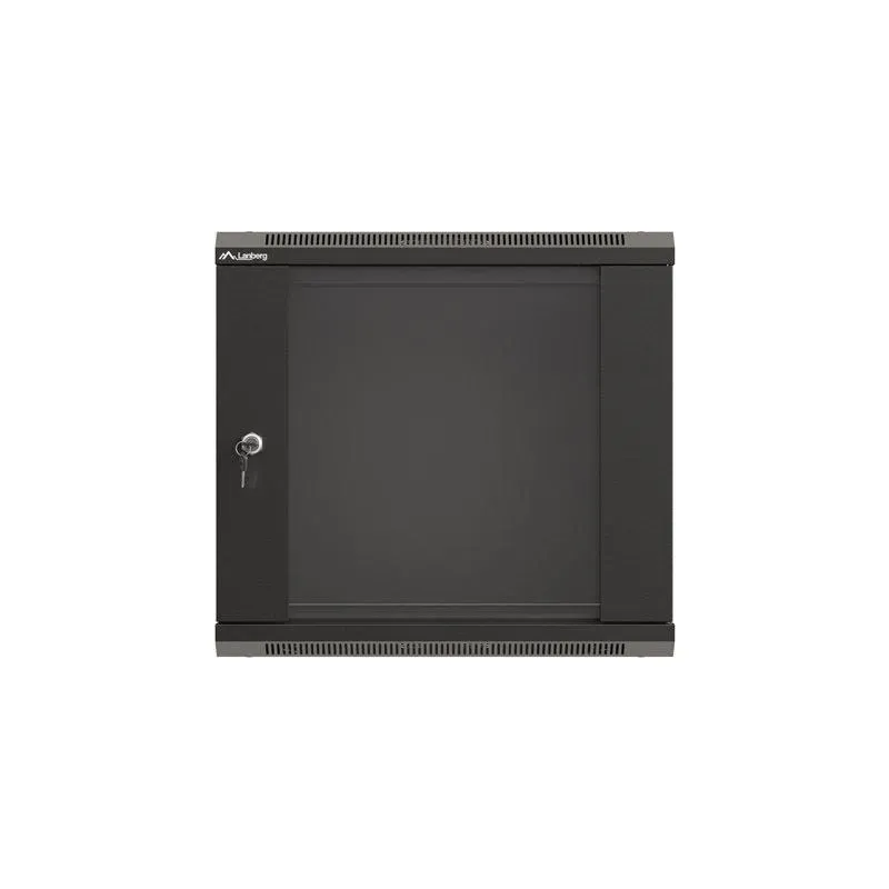 Szafa instalacyjna Rack wisząca 19" 9U 540x350 czarna | PartsPC.pl