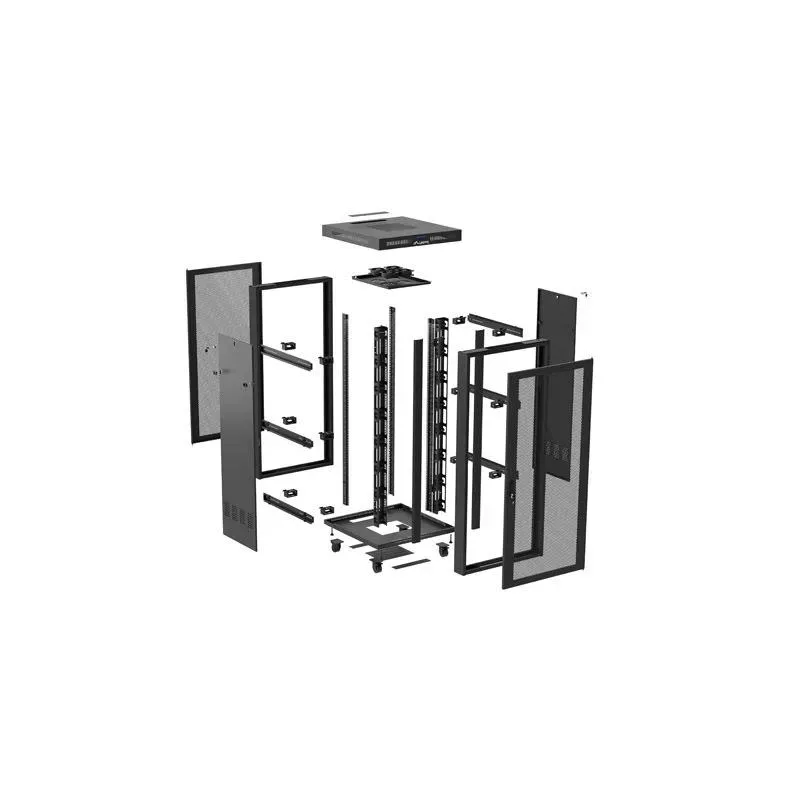 Szafa instalacyjna Rack Lanberg stojąca 19" 47U 800x800 | PartsPC.pl