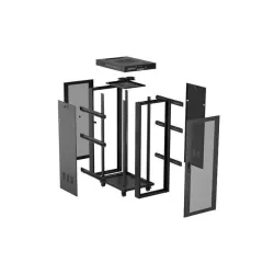 Szafa instalacyjna Rack Lanberg stojąca 19" 37U 600x600... | PartsPC.pl