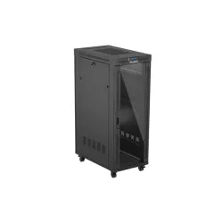 Szafa instalacyjna Rack Lanberg stojąca 19" 32U 600x1000 | PartsPC.pl