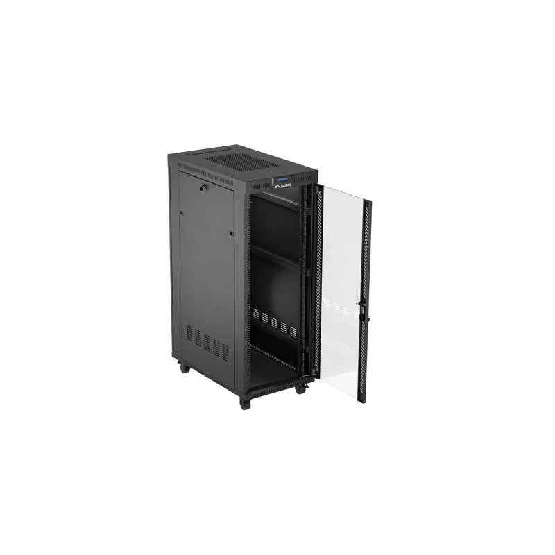 Szafa instalacyjna Rack Lanberg stojąca 19" 32U 600x1000 | PartsPC.pl