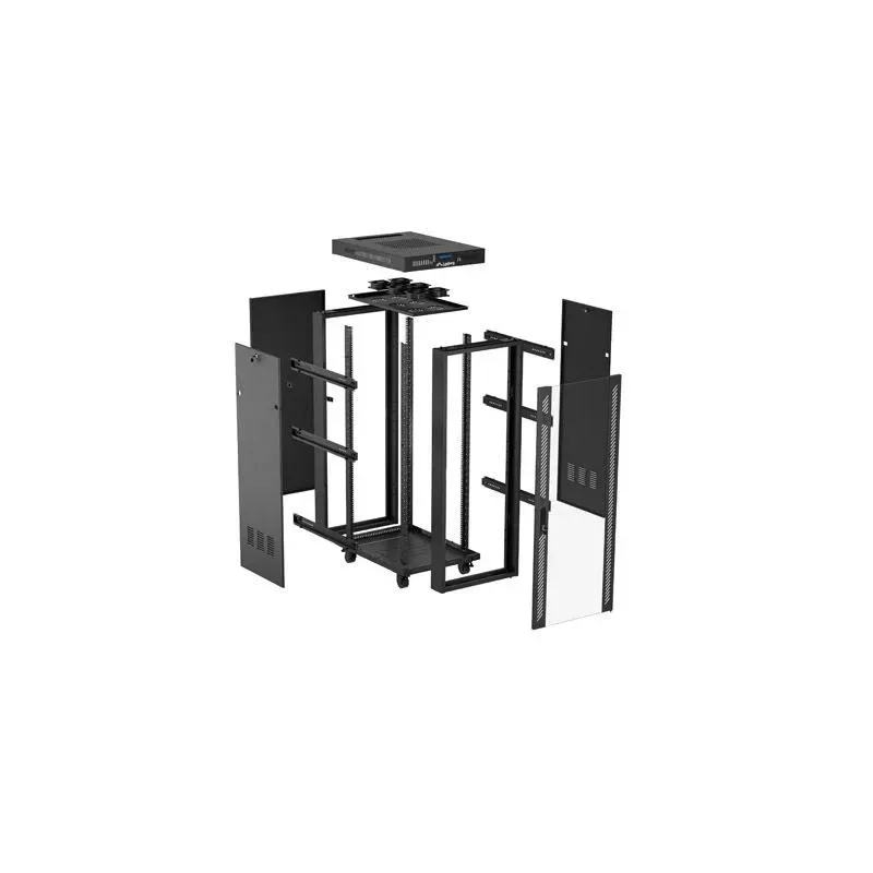 Szafa instalacyjna Rack Lanberg stojąca 19" 32U 600x1000 | PartsPC.pl