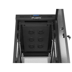Szafa instalacyjna Rack Lanberg 19" 32U 600x1000 czarna | PartsPC.pl