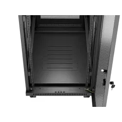 Szafa instalacyjna Rack Lanberg 19" 32U 600x1000 czarna | PartsPC.pl