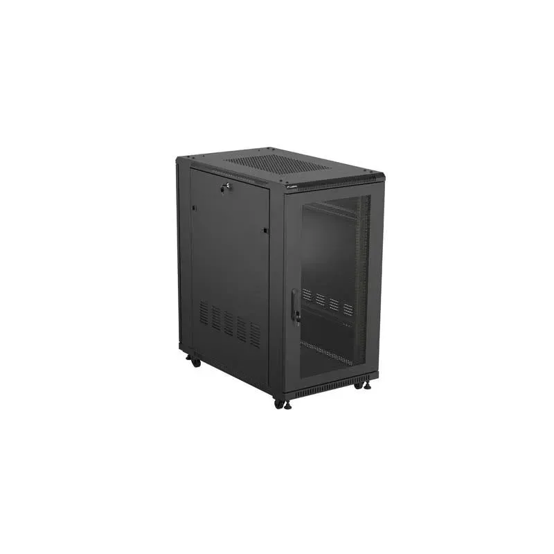 Szafa instalacyjna Rack Lanberg stojąca 19" 22U 600x1000... | PartsPC.pl