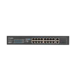 Switch niezarządzalny Lanberg 16x 100Mb PoE+/2x Combo | PartsPC.pl