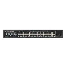 Switch niezarządzalny Lanberg 24x 100Mb PoE+/2x Combo | PartsPC.pl