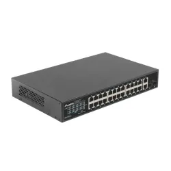 Switch niezarządzalny Lanberg 24x 1Gb PoE+/2x Gb 2x SFP | PartsPC.pl