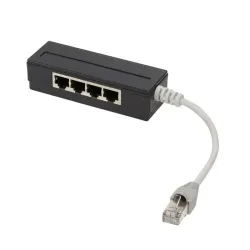 Splitter RJ45 4-portowy Logilink MP0032 ekranowany, 15cm | PartsPC.pl