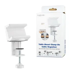 Organizer kabli LogiLink KAB0067 montowany do biurka | PartsPC.pl