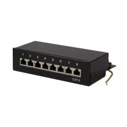 Patch panel stacjonarny LogiLink NP0017B 8x RJ45 kat.6 | PartsPC.pl