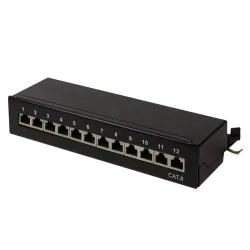 Patch panel stacjonarny LogiLink NP0017 12x RJ45 kat.6 | PartsPC.pl
