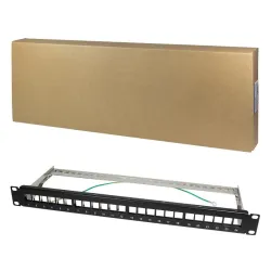 Patch panel 19" LogiLink NK4042 24 x keystone, 1U, | PartsPC.pl