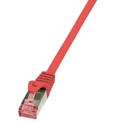 Patchcord LogiLink CQ2024S CAT.6 S/FTP 0,50m, czerwony | PartsPC.pl