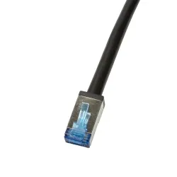 Patchcord LogiLink CQ7103S Cat.6A S/FTP PVC+PE 15m czarny | PartsPC.pl