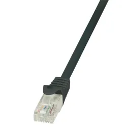 Patchcord LogiLink CP2023U CAT.6 U/UTP 0,50m, czarny | PartsPC.pl