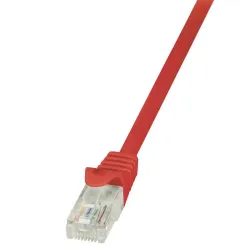 Patchcord LogiLink CP2024U CAT.6 U/UTP 0,50m, czerwony | PartsPC.pl