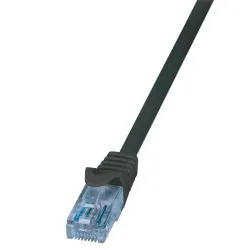 Patchcord LogiLink CP3043U Cat.6A U/UTP 1,5m czarny | PartsPC.pl
