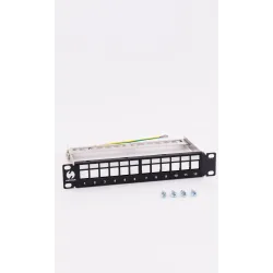 Patch panel keystone 10" 12-porty, UTP Netrack | PartsPC.pl