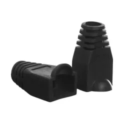 Osłonka na wtyk RJ45 8p czarna (100 szt) Netrack | PartsPC.pl