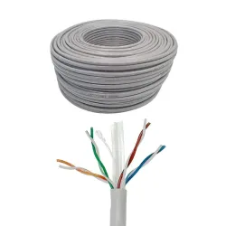 Kabel sieciowy skrętka LAN Netrack cat 6 UTP, szary, | PartsPC.pl