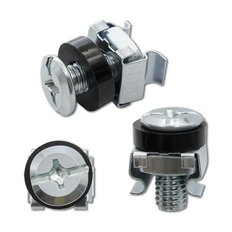 Zestaw montażowy Qoltec M16 do szaf RACK | 50szt. | PartsPC.pl