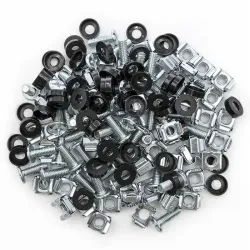 Zestaw montażowy Qoltec M16 do szaf RACK | 50szt. | PartsPC.pl