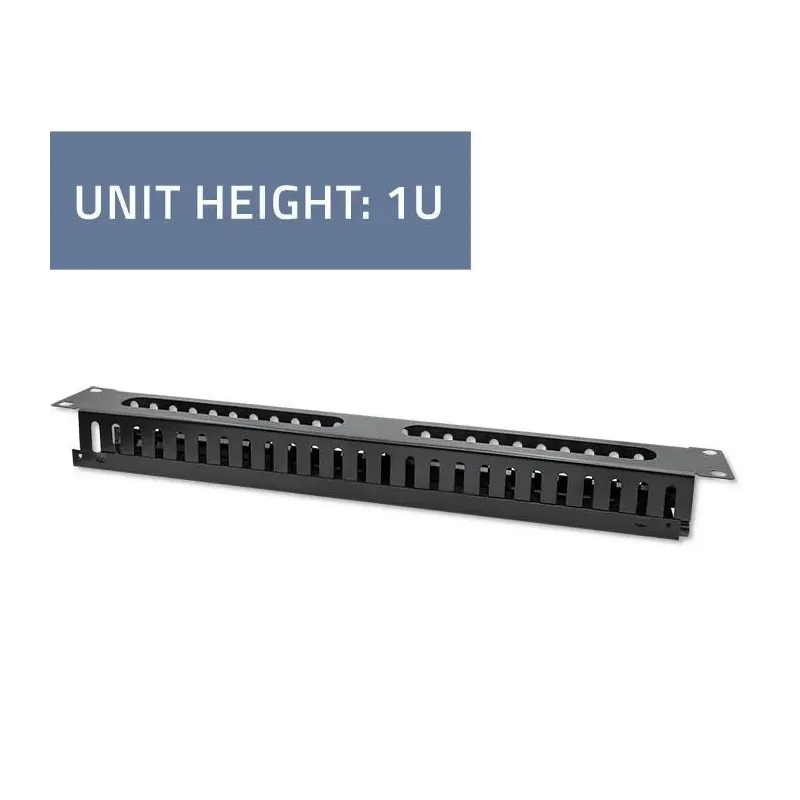 Organizer kabli QOLTEC do szaf RACK 19" | 24 porty | 1U | PartsPC.pl