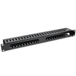Organizer kabli QOLTEC do szaf RACK 19" | 24 porty | 1U | PartsPC.pl