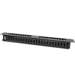 Organizer kabli QOLTEC do szaf RACK 19" | 24 porty | 1U | PartsPC.pl
