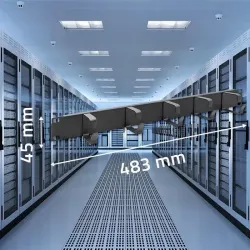 Organizer kabli QOLTEC do szaf RACK 19" | 1U | PartsPC.pl