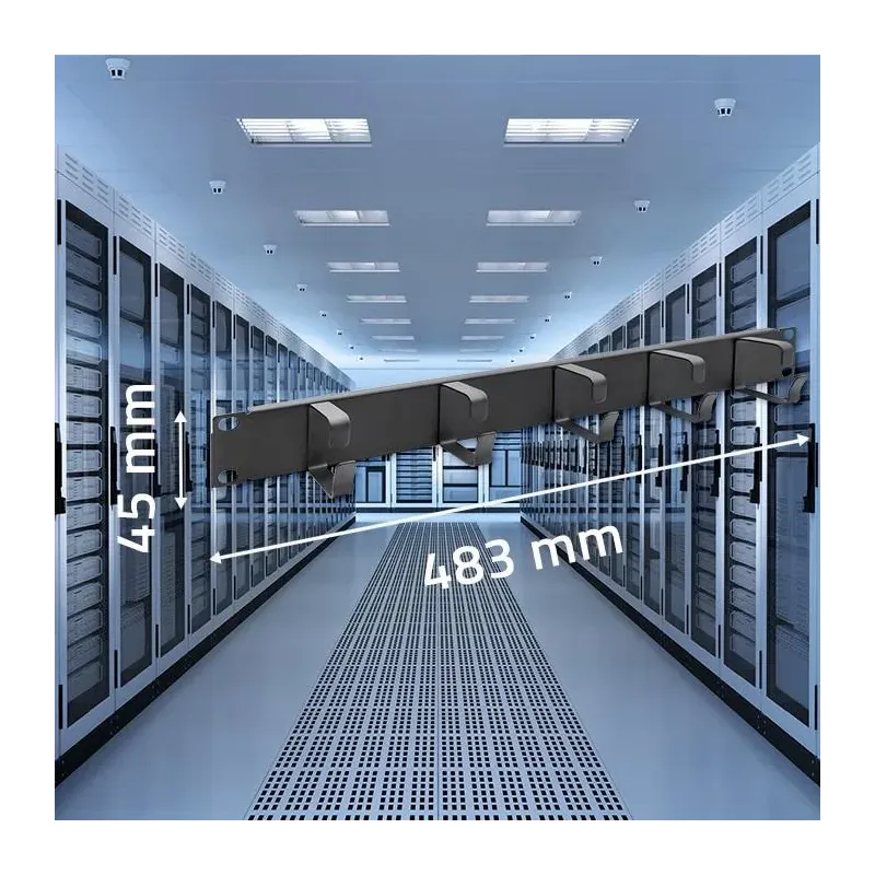 Organizer kabli QOLTEC do szaf RACK 19" | 1U | PartsPC.pl