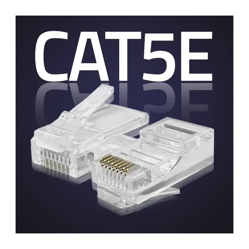 Wtyk QOLTEC przelotowy złącze RJ45 | CAT5e | UTP | Pass | PartsPC.pl