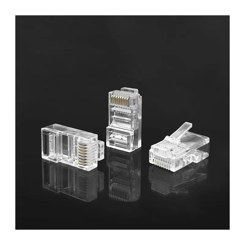 Wtyk QOLTEC przelotowy złącze RJ45 | CAT5e | UTP | Pass | PartsPC.pl