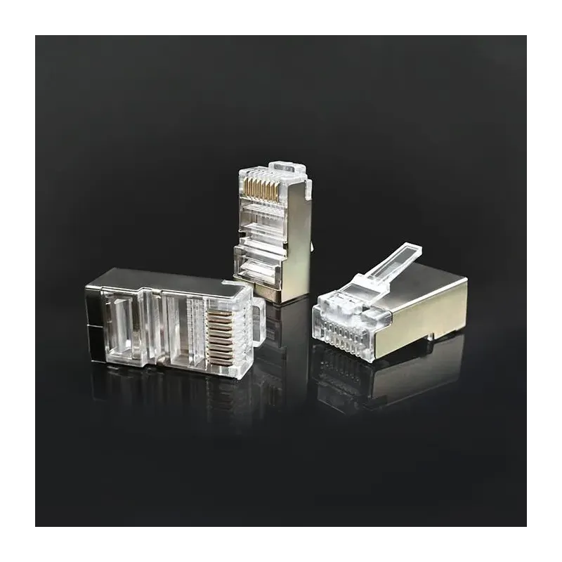 Wtyk QOLTEC przelotowy złącze RJ45 | CAT6 | FTP | Pass | PartsPC.pl