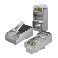 Wtyk QOLTEC złącze modularne RJ45 | CAT6 | FTP | | PartsPC.pl