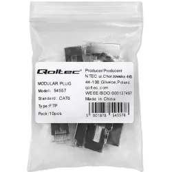 Wtyk QOLTEC złącze modularne RJ45 | CAT6 | FTP | | PartsPC.pl