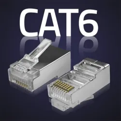Wtyk QOLTEC złącze modularne RJ45 | CAT6 | FTP | | PartsPC.pl