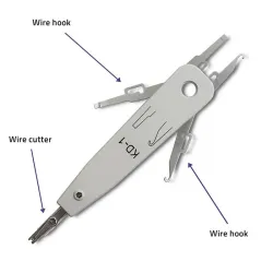 Nóż krosowniczy Qoltec do złączy KRONE | LSA | KEYSTONE | PartsPC.pl