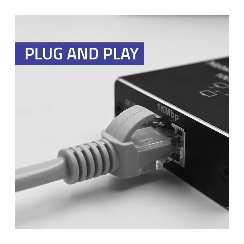 Switch niezarządzalny Qoltec mini rozdzielacz splitter | PartsPC.pl